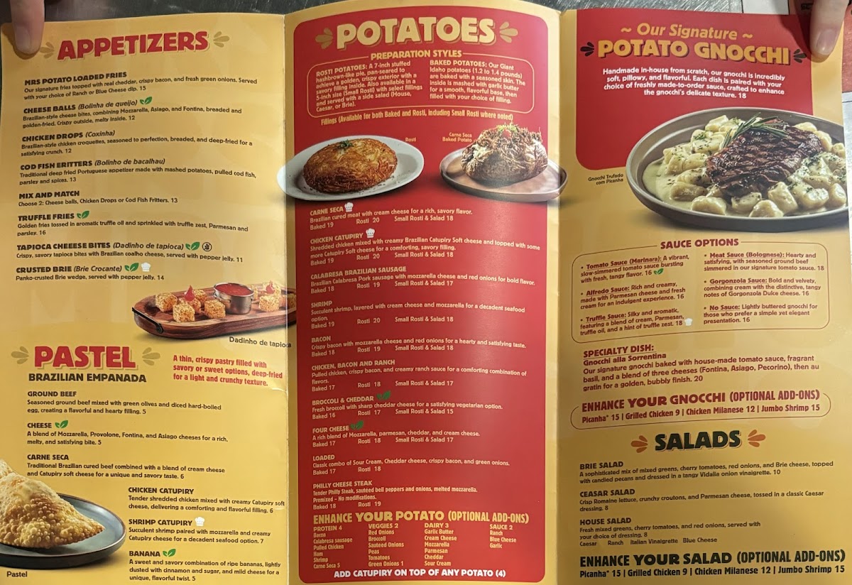Mrs. Potato Restaurant Menu - Image 3